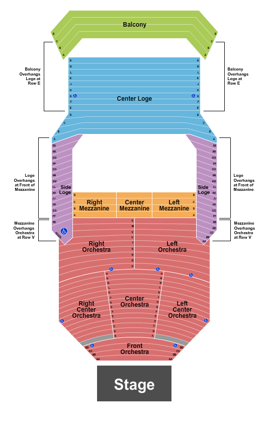 Uihlein Hall & Juliet Seating Chart